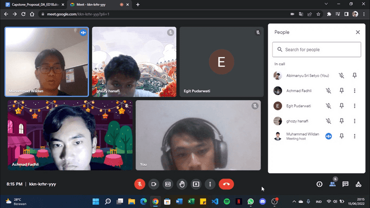 Bersama kakak mentor